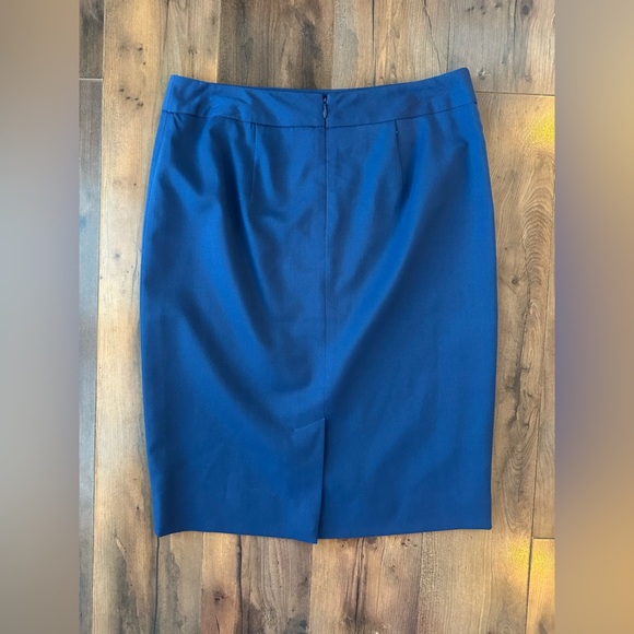 🔥Pendleton Wool Pencil Skirt Blue Size 8 – Classic Winter Workwear Staple🔥 - Picture 4 of 5